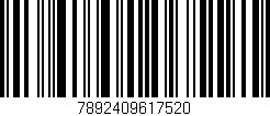 Código de barras (EAN, GTIN, SKU, ISBN): '7892409617520'