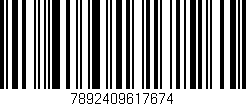 Código de barras (EAN, GTIN, SKU, ISBN): '7892409617674'