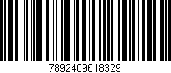 Código de barras (EAN, GTIN, SKU, ISBN): '7892409618329'