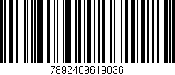 Código de barras (EAN, GTIN, SKU, ISBN): '7892409619036'