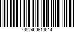 Código de barras (EAN, GTIN, SKU, ISBN): '7892409619814'