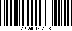 Código de barras (EAN, GTIN, SKU, ISBN): '7892409637986'