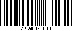 Código de barras (EAN, GTIN, SKU, ISBN): '7892409638013'