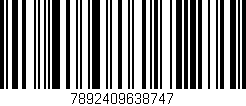 Código de barras (EAN, GTIN, SKU, ISBN): '7892409638747'
