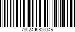 Código de barras (EAN, GTIN, SKU, ISBN): '7892409638945'