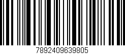 Código de barras (EAN, GTIN, SKU, ISBN): '7892409639805'