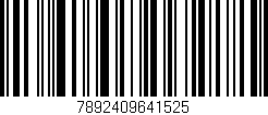 Código de barras (EAN, GTIN, SKU, ISBN): '7892409641525'
