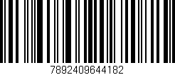Código de barras (EAN, GTIN, SKU, ISBN): '7892409644182'