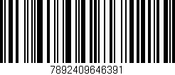 Código de barras (EAN, GTIN, SKU, ISBN): '7892409646391'