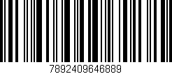 Código de barras (EAN, GTIN, SKU, ISBN): '7892409646889'
