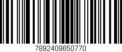 Código de barras (EAN, GTIN, SKU, ISBN): '7892409650770'