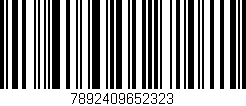 Código de barras (EAN, GTIN, SKU, ISBN): '7892409652323'