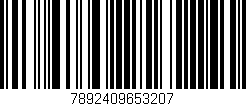 Código de barras (EAN, GTIN, SKU, ISBN): '7892409653207'