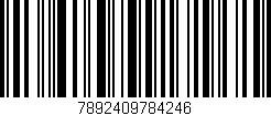Código de barras (EAN, GTIN, SKU, ISBN): '7892409784246'