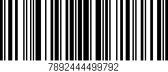 Código de barras (EAN, GTIN, SKU, ISBN): '7892444499792'