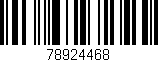 Código de barras (EAN, GTIN, SKU, ISBN): '78924468'