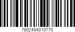 Código de barras (EAN, GTIN, SKU, ISBN): '7892494010770'