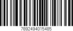 Código de barras (EAN, GTIN, SKU, ISBN): '7892494015485'