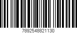 Código de barras (EAN, GTIN, SKU, ISBN): '7892548821130'