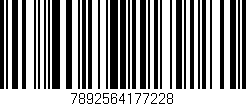 Código de barras (EAN, GTIN, SKU, ISBN): '7892564177228'