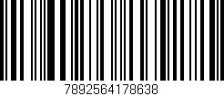 Código de barras (EAN, GTIN, SKU, ISBN): '7892564178638'