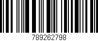Código de barras (EAN, GTIN, SKU, ISBN): '789262798'