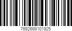 Código de barras (EAN, GTIN, SKU, ISBN): '7892688101925'