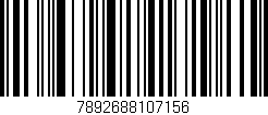 Código de barras (EAN, GTIN, SKU, ISBN): '7892688107156'