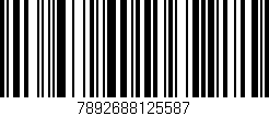 Código de barras (EAN, GTIN, SKU, ISBN): '7892688125587'
