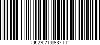Código de barras (EAN, GTIN, SKU, ISBN): '7892707138567-KIT'