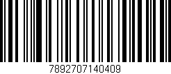 Código de barras (EAN, GTIN, SKU, ISBN): '7892707140409'