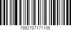 Código de barras (EAN, GTIN, SKU, ISBN): '7892707171106'