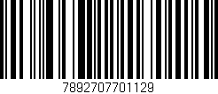 Código de barras (EAN, GTIN, SKU, ISBN): '7892707701129'