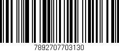 Código de barras (EAN, GTIN, SKU, ISBN): '7892707703130'