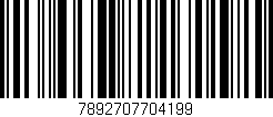 Código de barras (EAN, GTIN, SKU, ISBN): '7892707704199'