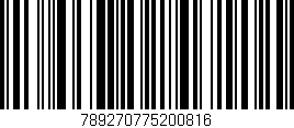 Código de barras (EAN, GTIN, SKU, ISBN): '789270775200816'