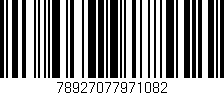 Código de barras (EAN, GTIN, SKU, ISBN): '78927077971082'