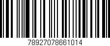 Código de barras (EAN, GTIN, SKU, ISBN): '78927078661014'
