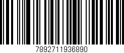 Código de barras (EAN, GTIN, SKU, ISBN): '7892711936890'