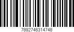 Código de barras (EAN, GTIN, SKU, ISBN): '7892746314748'