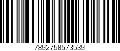 Código de barras (EAN, GTIN, SKU, ISBN): '7892758573539'