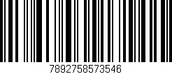 Código de barras (EAN, GTIN, SKU, ISBN): '7892758573546'