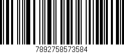 Código de barras (EAN, GTIN, SKU, ISBN): '7892758573584'