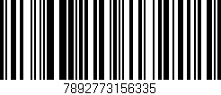 Código de barras (EAN, GTIN, SKU, ISBN): '7892773156335'