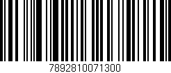 Código de barras (EAN, GTIN, SKU, ISBN): '7892810071300'
