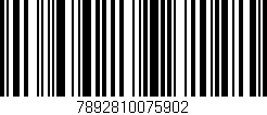 Código de barras (EAN, GTIN, SKU, ISBN): '7892810075902'