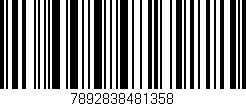Código de barras (EAN, GTIN, SKU, ISBN): '7892838481358'