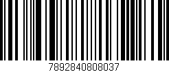 Código de barras (EAN, GTIN, SKU, ISBN): '7892840808037'