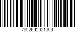 Código de barras (EAN, GTIN, SKU, ISBN): '7892882021098'