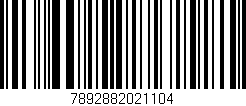 Código de barras (EAN, GTIN, SKU, ISBN): '7892882021104'